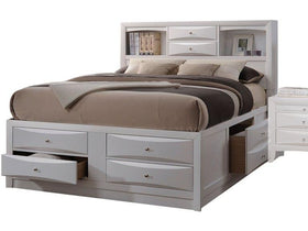 Acme Ireland Full Storage Bed in White 21710F