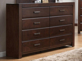 Acme Oberreit 8 Drawer Dresser in Walnut 25795