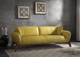 Acme Pesach Sofa in Mustard 55075