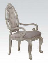 Acme Ragenardus Arm Chair in Antique White (Set of 2) 61283