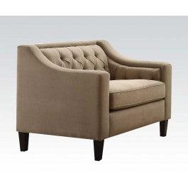 Acme Suzanne Chair in Beige Fabric 54012
