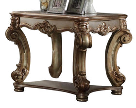 Acme Vendome End Table in Gold Patina 83121