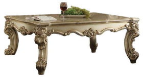 Acme Vendome Rectangular Coffee Table in Gold Patina 83120