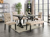 ALFRED 6 Pc. Dining Table Set W/ Bench