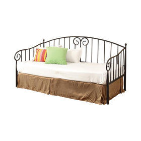 Traditional Black Metal Twin Daybed