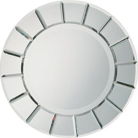 Fez Round Sun-shaped Mirror Silver