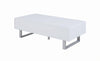 Atchison 2-drawer Coffee Table High Glossy White