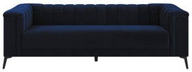 Chalet Tuxedo Arm Sofa Blue