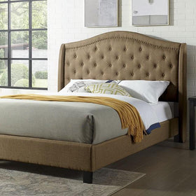 CARLY Cal.King Bed, Brown