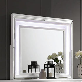 EMMELINE Mirror w/ LED Lights, White