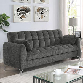 LUPIN Sofa w/ Pillows, Dark Gray