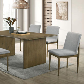 ST GALLEN Dining Table, Natural Tone/Light Gray