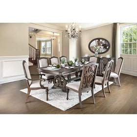 ARCADIA Rustic Natural Tone, Ivory Dining Table