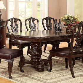 Bellagio Brown Cherry Dining Table w/ 2 Leaves