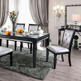 Alena Black/Silver Dining Table