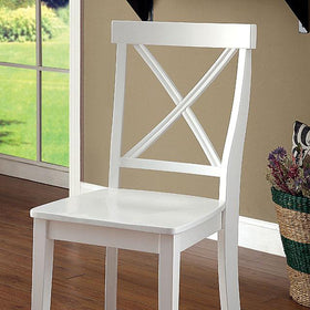 PENELOPE White Side Chair (2/CTN)