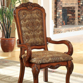 Medieve Antique Oak Arm Chair (2/CTN)