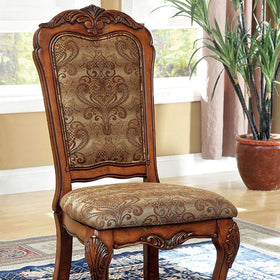 Medieve Antique Oak Side Chair (2/CTN)
