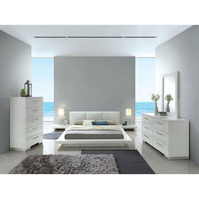 Christie Glossy White Cal.King Bed