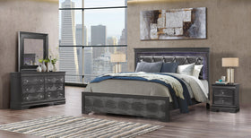 Pompei Grey Full 5-Piece Bedroom Set
