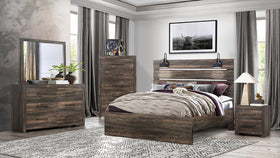 Linwood Dark Oak Full Bed