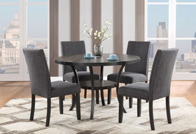 D1622 DINING TABLE + 4 D1622DC-BLK