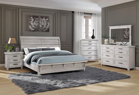 LEVI WHITE OAK QUEEN BED GROUP