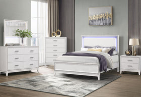 LILY WHITE QUEEN BED GROUP