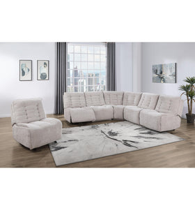 BUILD IT YOUR WAY U6066 CREAM 3 POWER SECTIONAL