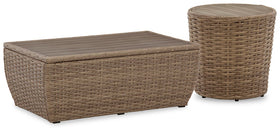 Sandy Bloom Outdoor Occasional Table Set